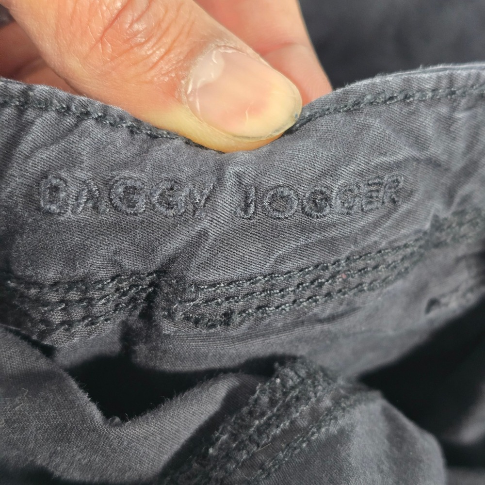 American Eagle Baggy Jogger Cargo Pants Womens 12 Black Stretch Utility 12609 - Picture 10 of 11